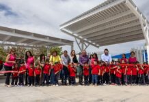 Concluye Gobierno Municipal el techado del pórtico del Jardín de Niños Gloria Arellano Rocha