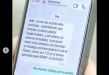 Exhiben chats de Adán Augusto y Cuauhtémoc Ochoa por reparto de comisiones en el Senado