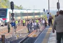 Descarrila Tren Maya en Campeche; desalojan a 123 pasajeros