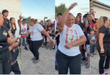 Señoras armaron farmeo de aura en Chihuahua