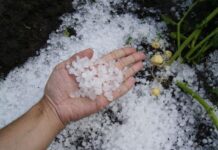 Bañará Monzón la Sierra con lluvias y hasta granizo