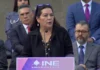 INE da banderazo al Proceso Electoral Federal 2026-2027; con la presencia de Rosa Icela