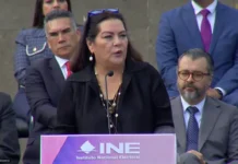INE da banderazo al Proceso Electoral Federal 2026-2027; con la presencia de Rosa Icela