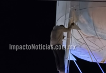 Se queda dormido arriba de tanque elevado tras intoxicarse; su mamá lo baja con un grito