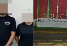 Eran padres de alumno los que dejaron corona fúnebre con amenaza en colegio de Culiacán