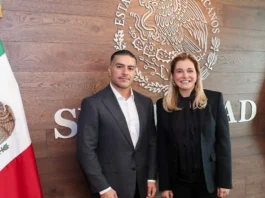 Se reúne Maru Campos con García Harfuch en CDMX por seguridad de Chihuahua