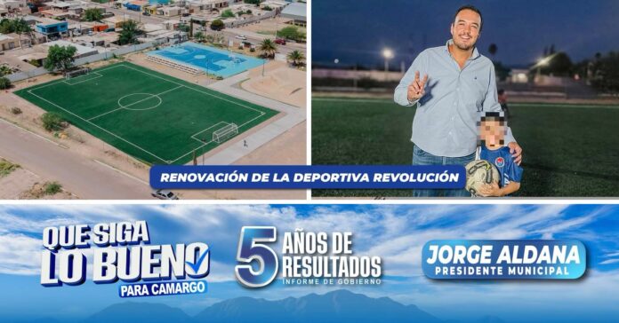 Renovación de la Deportiva Revolución transforma la convivencia de las familias de Camargo Jorge Aldana
