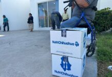 Llegan a Meoqui cerca de 400 apoyos alimentarios para personas con discapacidad y adultos mayores
