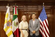 Sostiene Marco Bonilla encuentro con Cónsul General de Estados Unidos; dialogan sobre agenda estratégica para Chihuahua