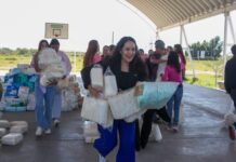 COBACH 13 supera meta del año pasado y dona más de 6 mil pañales al Pañatón del DIF Delicias