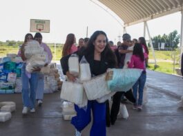 COBACH 13 supera meta del año pasado y dona más de 6 mil pañales al Pañatón del DIF Delicias