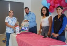 Entrega Fito Gardea y DIF Municipal 25 kits de apoyo infantil en Saucillo