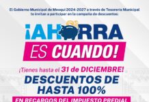 Extienden en Meoqui programa “Ahorra es Cuando” hasta el 31 de diciembre
