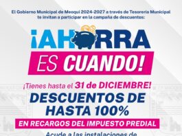 Extienden en Meoqui programa “Ahorra es Cuando” hasta el 31 de diciembre