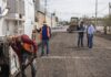 Continúa pavimentación en Delicias; supervisa Jesús Valenciano rehabilitación de la avenida Tercera Oriente