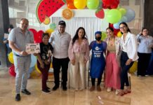Reconoce Alma Limas a primaria José Reyes Baeza por ganar concurso de platillos saludables