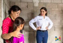 Supervisa Miriam Soto construcción de cuartos dormitorio y avanza hacia meta de 100 en Meoqui