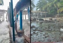 Restringen playas de Mazatlán por fuerte oleaje
