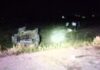 Muere hombre tras volcadura en camino de gasolinera del entronque hacia el molino