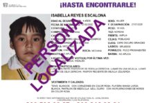Localizan con vida a Isabella Reyes, niña de 4 años desaparecida en Hidalgo