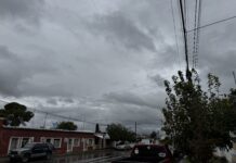 Protección Civil emite Alerta Naranja por lluvias fuertes en Delicias