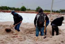 Sorprende fuerte granizada a Guerrero, Chihuahua