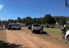 Dos vehículos calcinados y desalojo de escuelas, saldo del patrullaje tras enfrentamientos en Madera