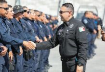 Inicia secretario Luis Aguirre acercamiento con policías estatales en Ciudad Juárez