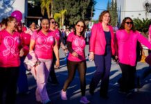 Encabeza Alma Limas Zumbatón Rosa en Delicias; llama a fortalecer la prevención del cáncer de mama