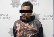 Detiene Policía Municipal de Delicias a hombre con orden de aprehensión por portación de arma sin licencia