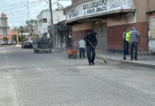 Refuerza Fito Gardea labores de limpieza en panteones, áreas verdes y avenidas principales
